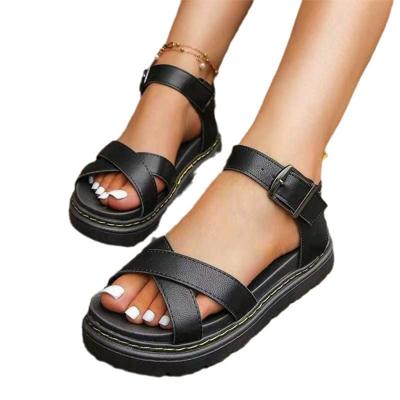 Dame sandaler med justerbar rem og skridsikker sål Stilla