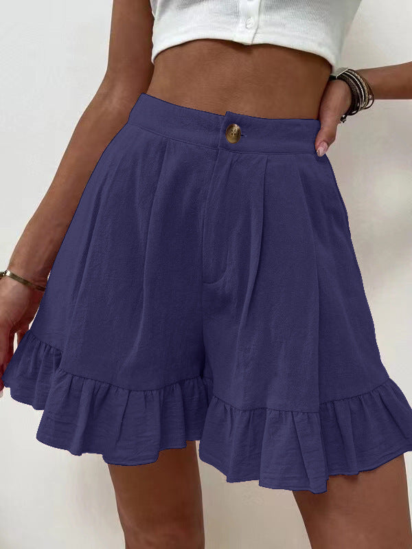 Dame Svingende Volangkant Shorts Stilla