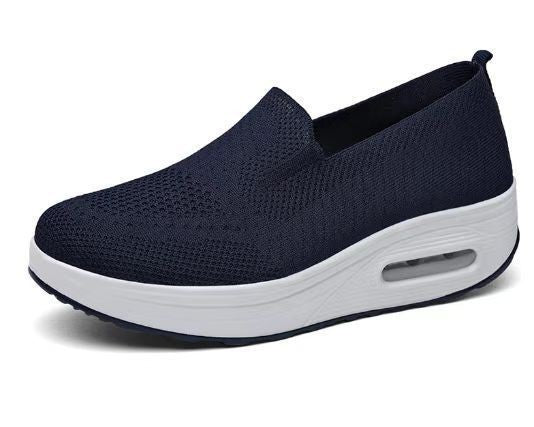 Dame Sporty Slip-On Sneakers med luftpolstring og åndbart overmateriale Stilla