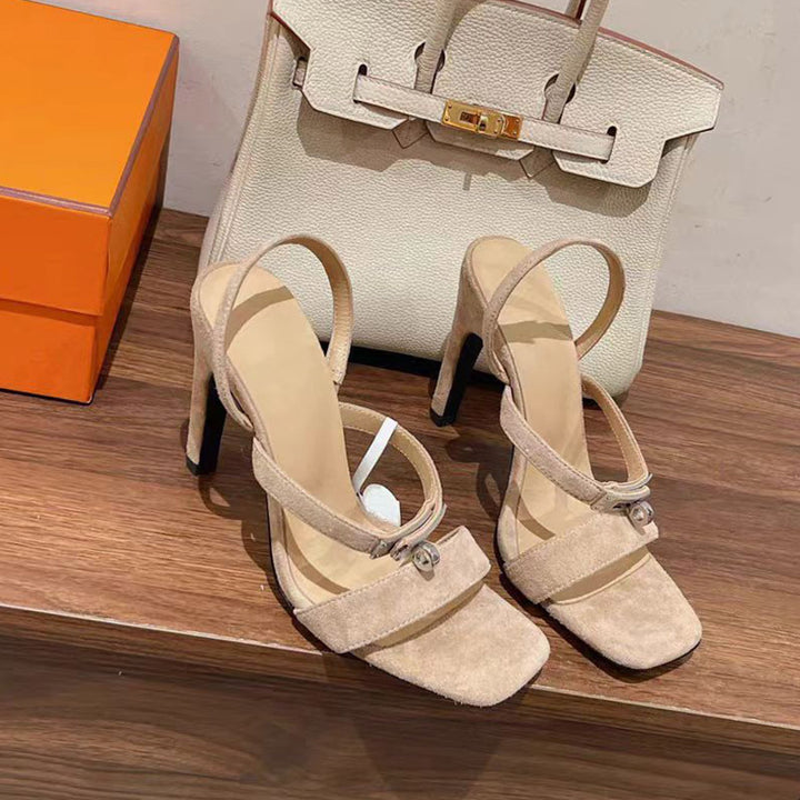 Femme Stilfulde Slingback Hælsandaler Stilla