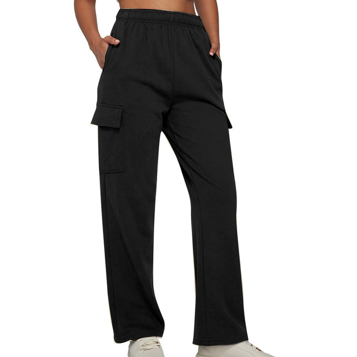 Dame cargo-bukser med bred pasform og praktiske sidelommer Stilla