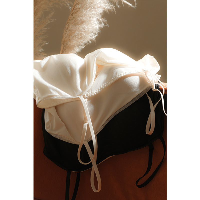 Femme Justerbare Stropper Siid-Camisole Top Stilla