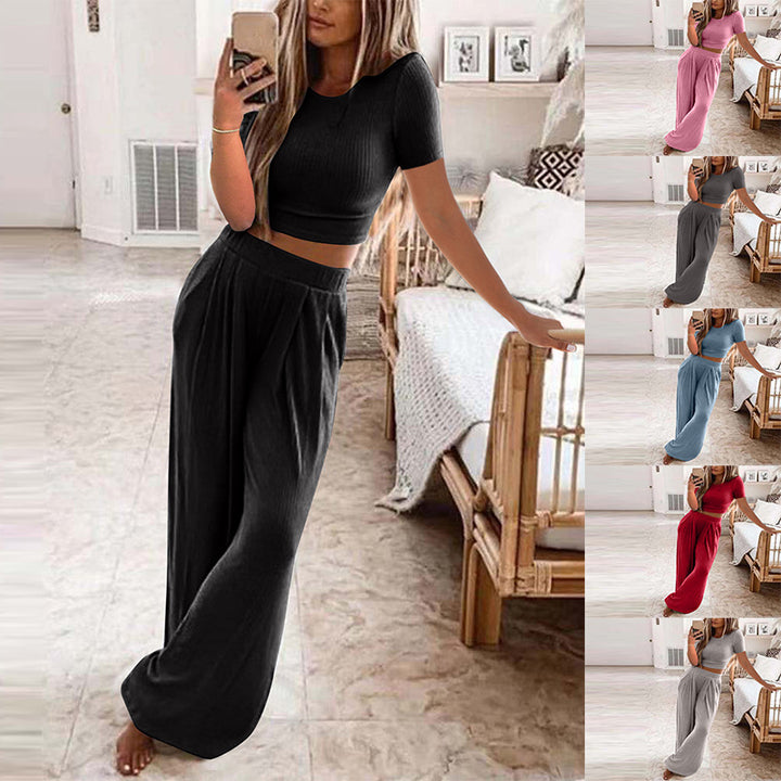 Kvinder Relaxed Fit Ribstrik Co-Ord Sæt Stilla