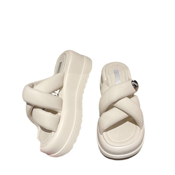 Dame Komfortable Plateau-Sandaler med justerbare remme og moderne design Stilla
