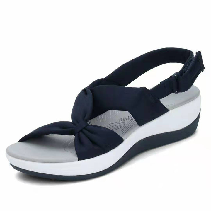 Dame Komfortable Sandaler med moderigtigt knude-design og ergonomisk fodseng Stilla
