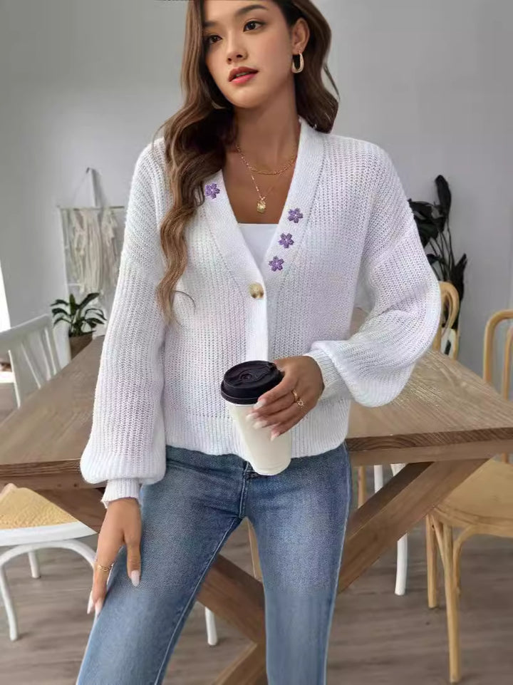 Dame afslappet strikcardigan Stilla