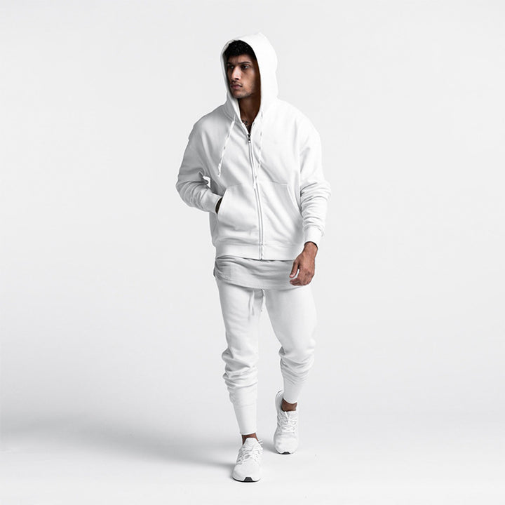 Herrer Komfortabel Hoodie jakke lavet af blød fleece Stilla