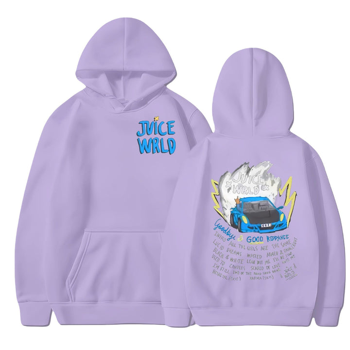 Kvinders hoodie med livligt graffiti-design og behagelig pasform Skovae