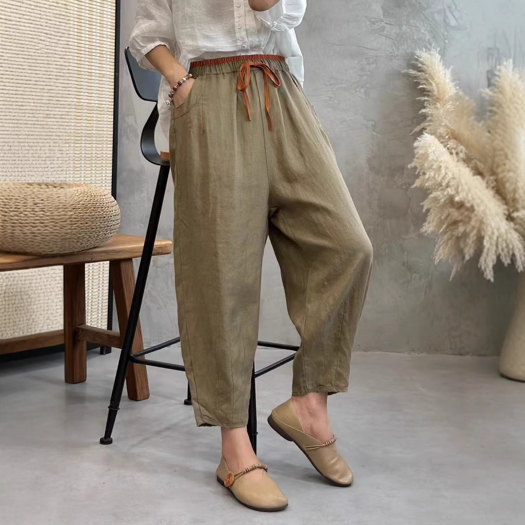 Dame Relaxed Fit Let Cargo-Bukser Stilla
