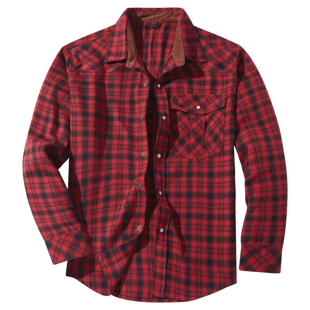 Herrer ternet flannel skjorte Stilla