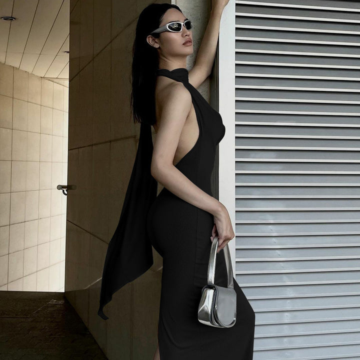 Dame Elegant Jumpsuit med asymmetrisk design og flydende stof Stilla