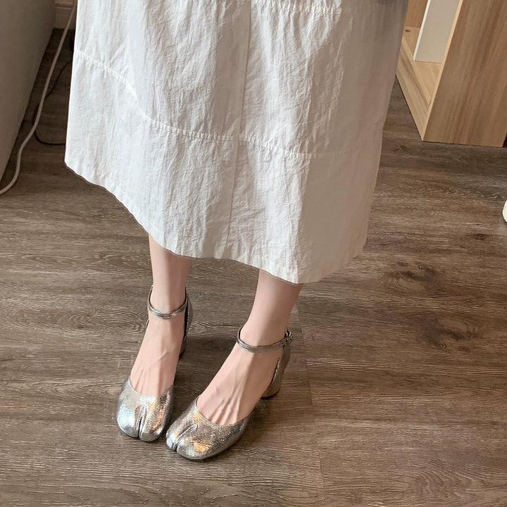 Dame Elegant Slingback Blokhæle Sko Stilla