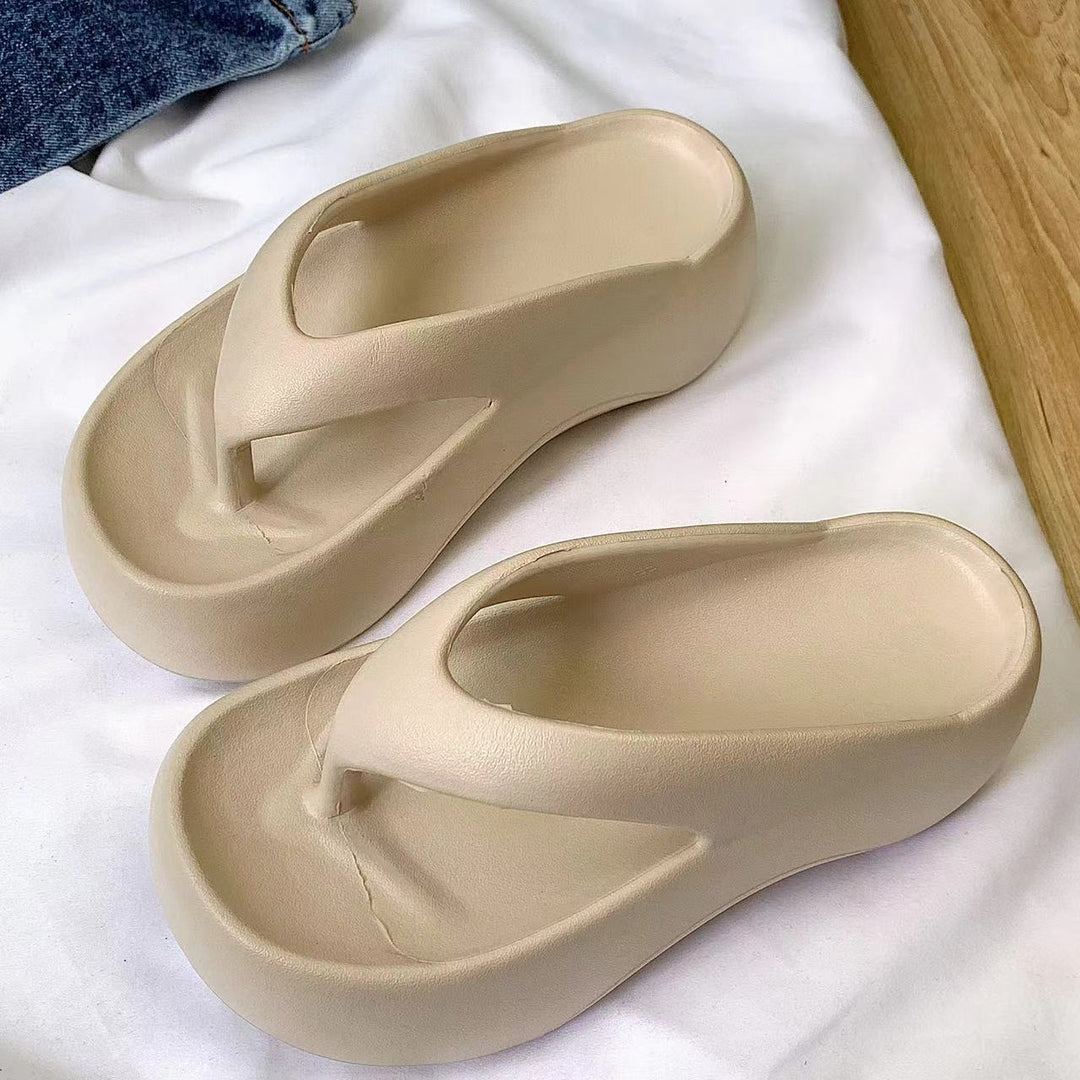 Dame komfortable platform-sandaler med ergonomisk fodseng Stilla