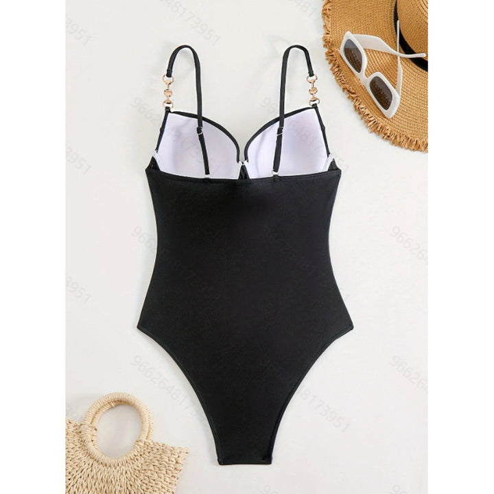 Dame heldragt badedragt med elegant push-up-bustier Skovae