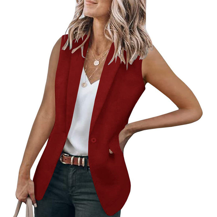 Dame Sleek Ærmeløs Blazer Stilla