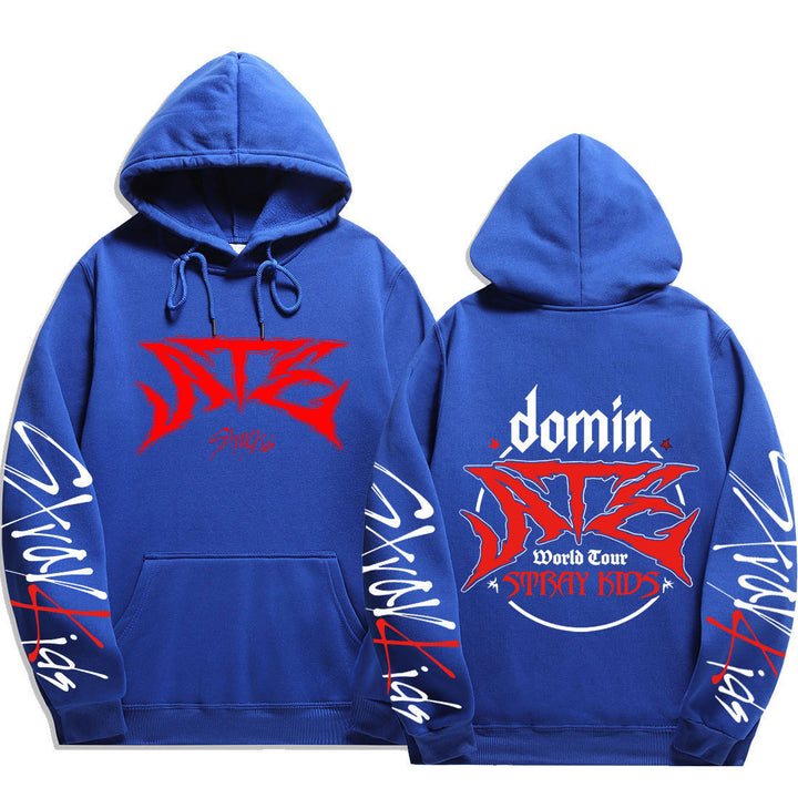 Dame hoodie med iøjnefaldende grafisk design Skovae