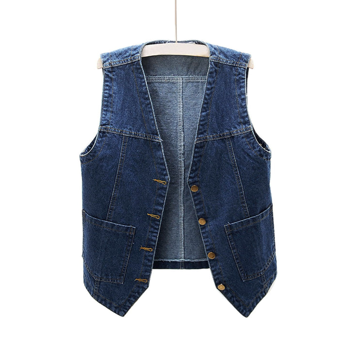 Dame Jeansvest Stilla