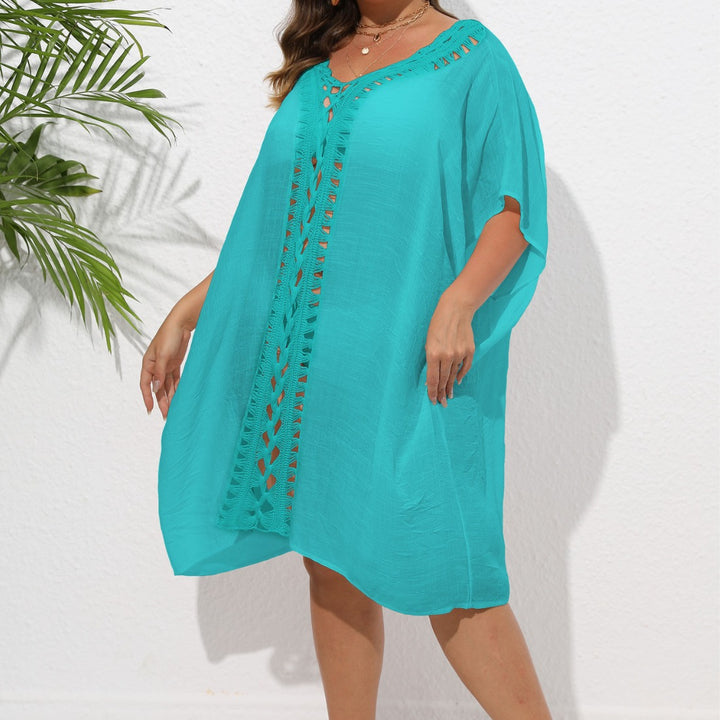 Femme Bohemian Hæklet Strand Kaftan Stilla