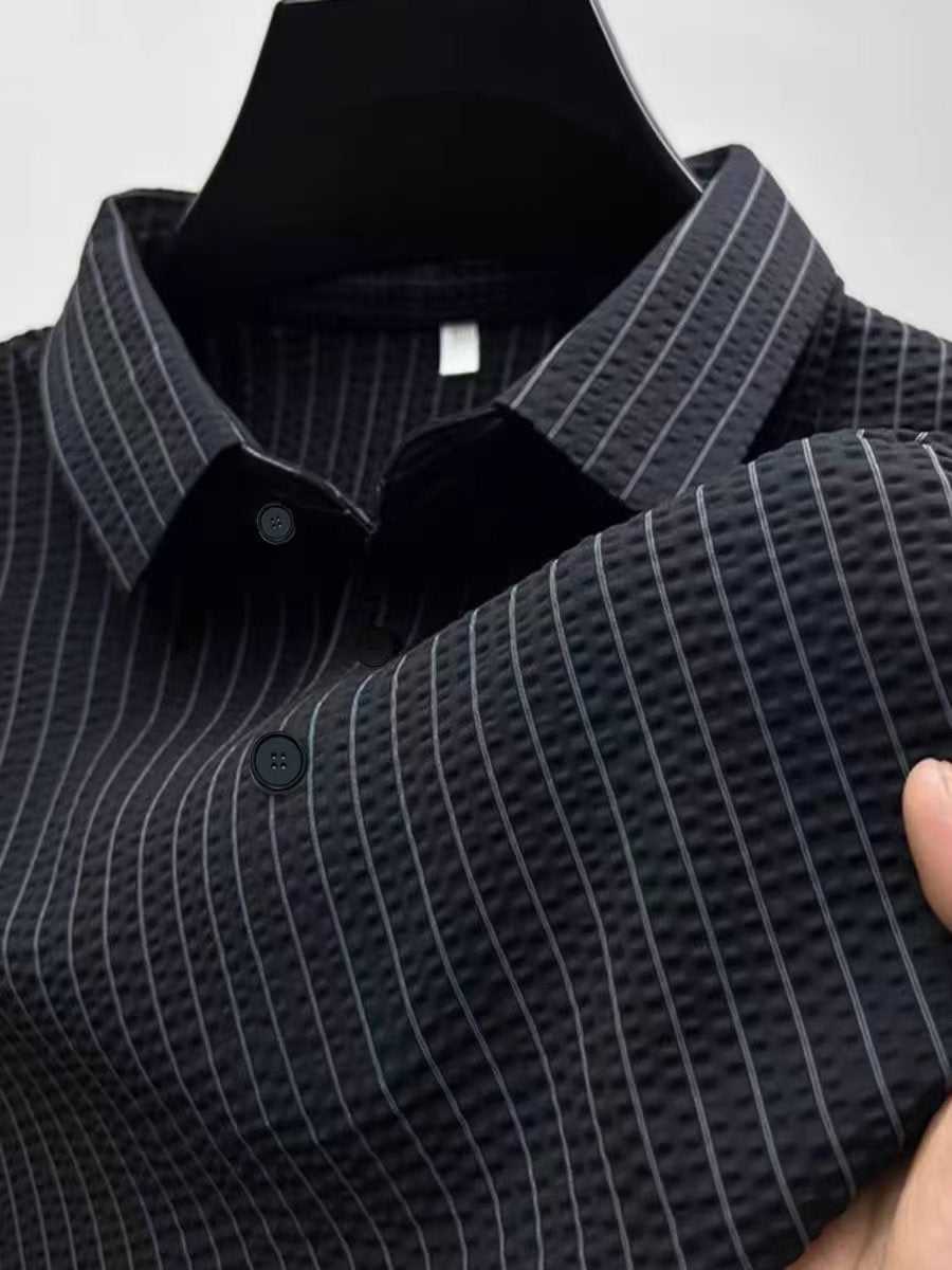 Herre struktureret Performance Polo Stilla