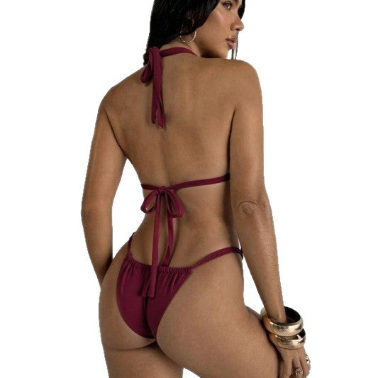 Dame bikini med glamorøst design Skovae