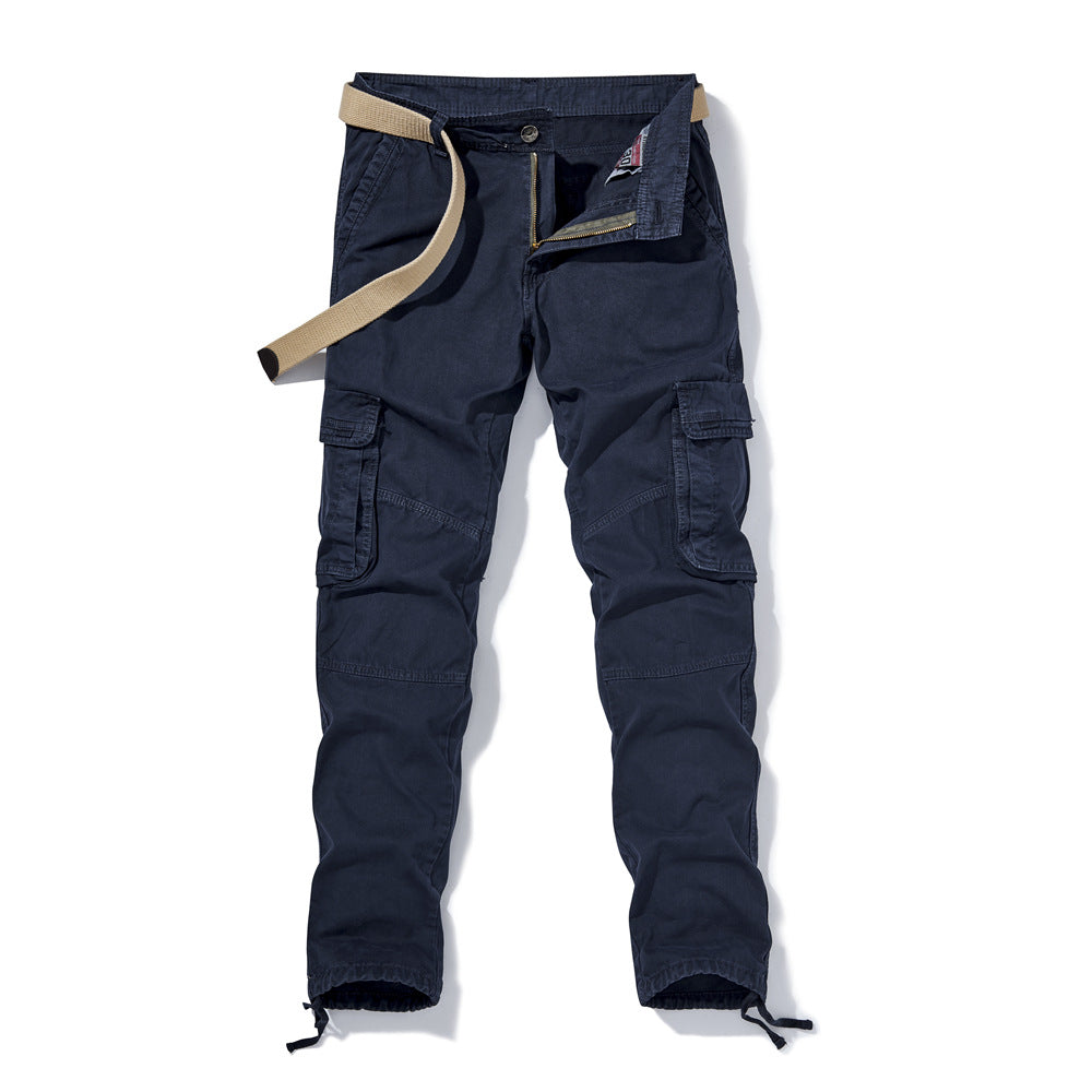 Herre slidstærke cargo-bukser med justerbar talje og funktionelle sidelommer Stilla
