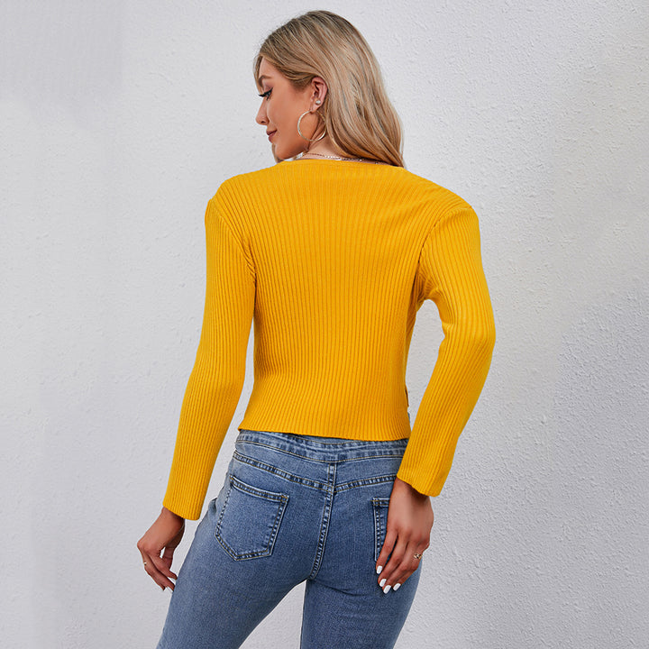 Kvindernes cropped cardigan med moderne knapdetaljer Stilla