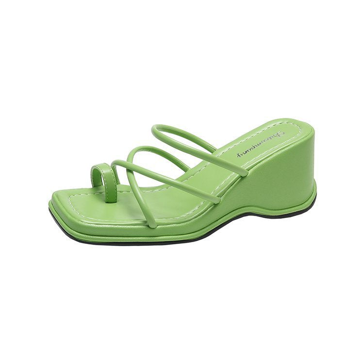 Dame Wedge-sandaler med elegante remme og skridsikker sål Stilla