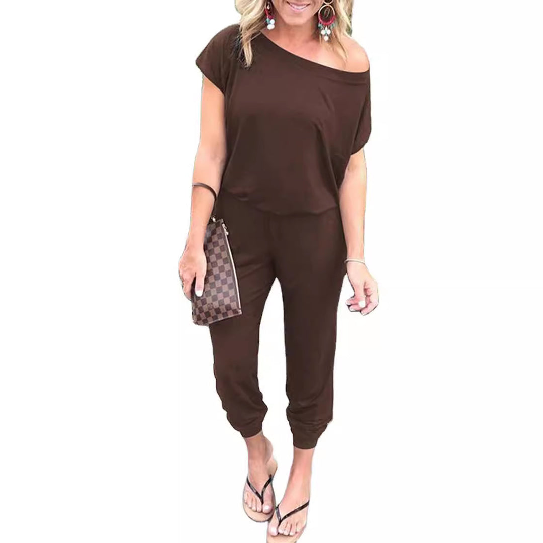 Damer casual one-piece med off-shoulder design Stilla