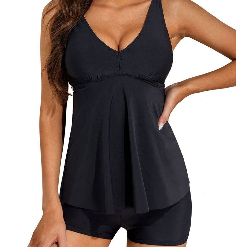 Dame Tankini-outfit med moderigtigt snit og blomsterdesign Stilla