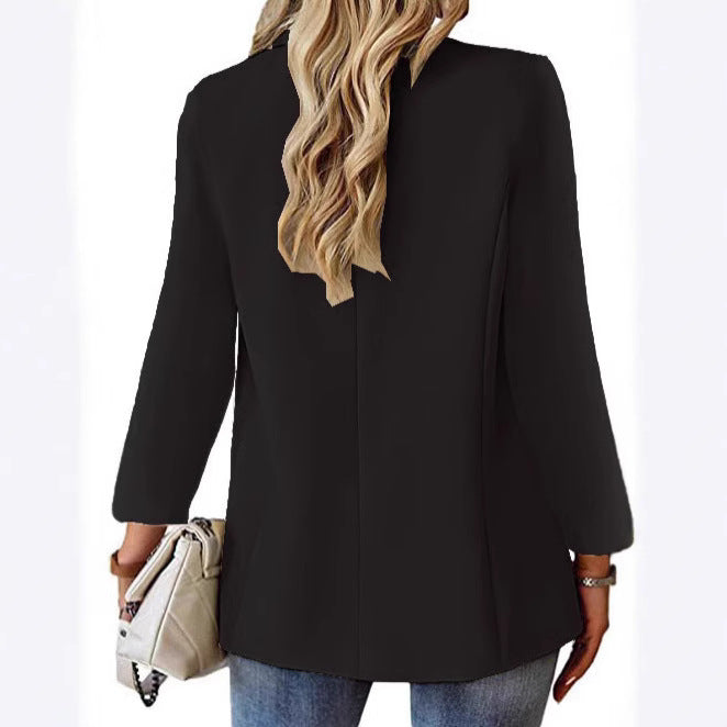 Dame Elegant Oversized Blazer med talje og praktiske lommer Stilla