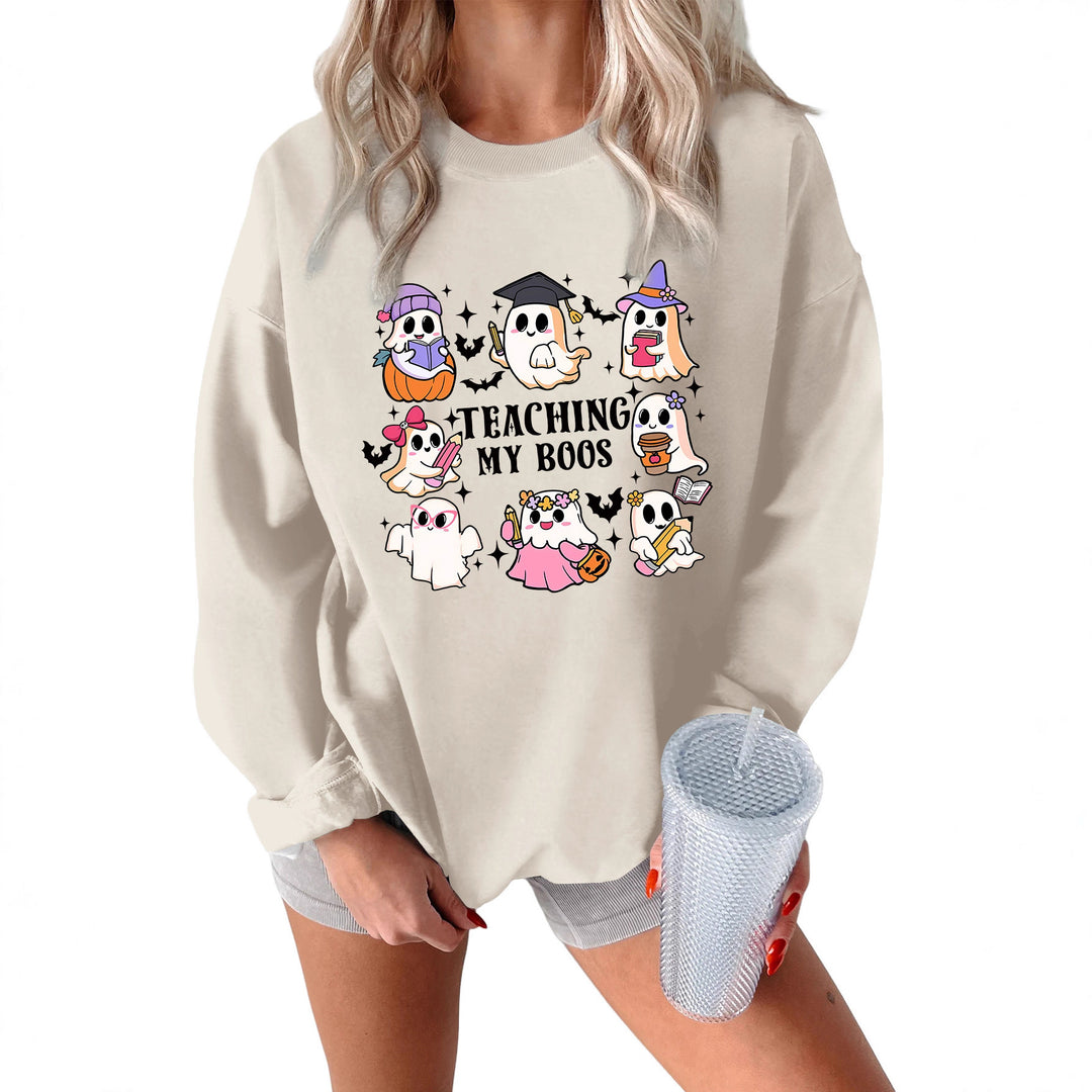 Dame sweatshirt med legende Halloween design og afslappet pasform Stilla
