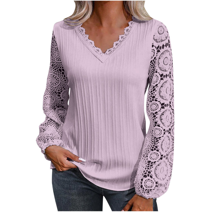 Dame trendy Bluse med spidser Stilla
