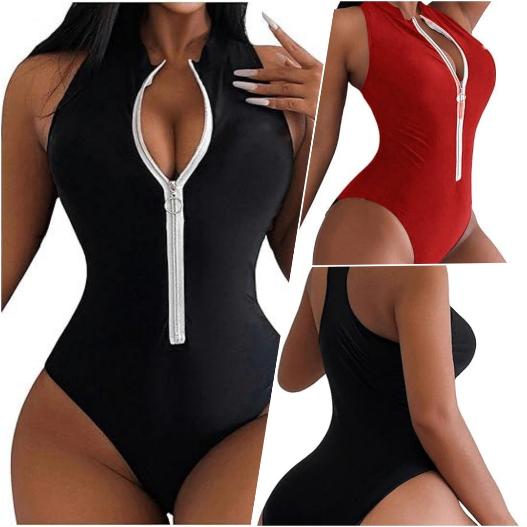 Dame Sporty Neckholder Badedragt Stilla