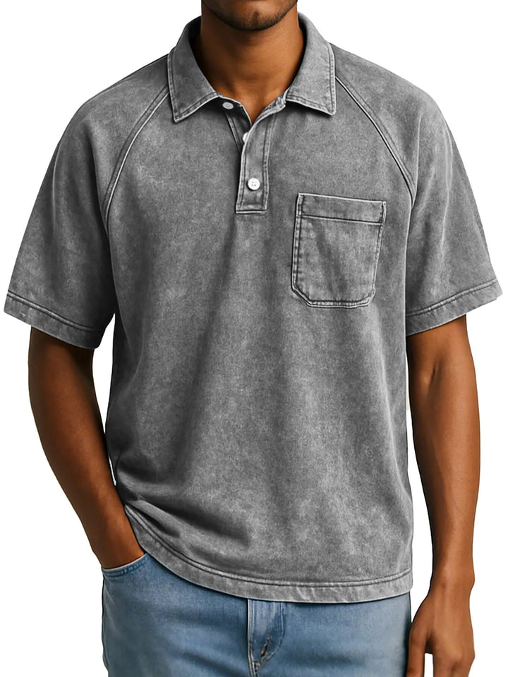 Herrer Fritid Vintage Polo Shirt Stilla