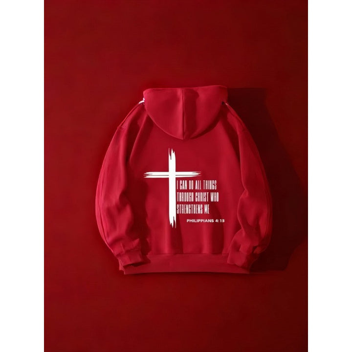 Herre hoodie med inspirerende design Skovae