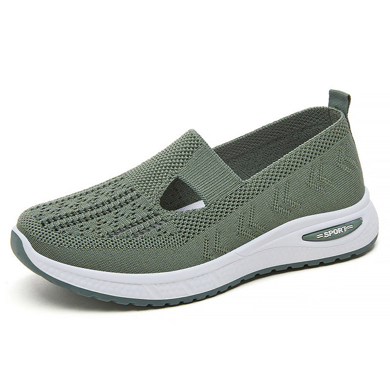 Femme Åndbare Slip-On Fritids-Sneakers med Fleksibel Ventilation Stilla