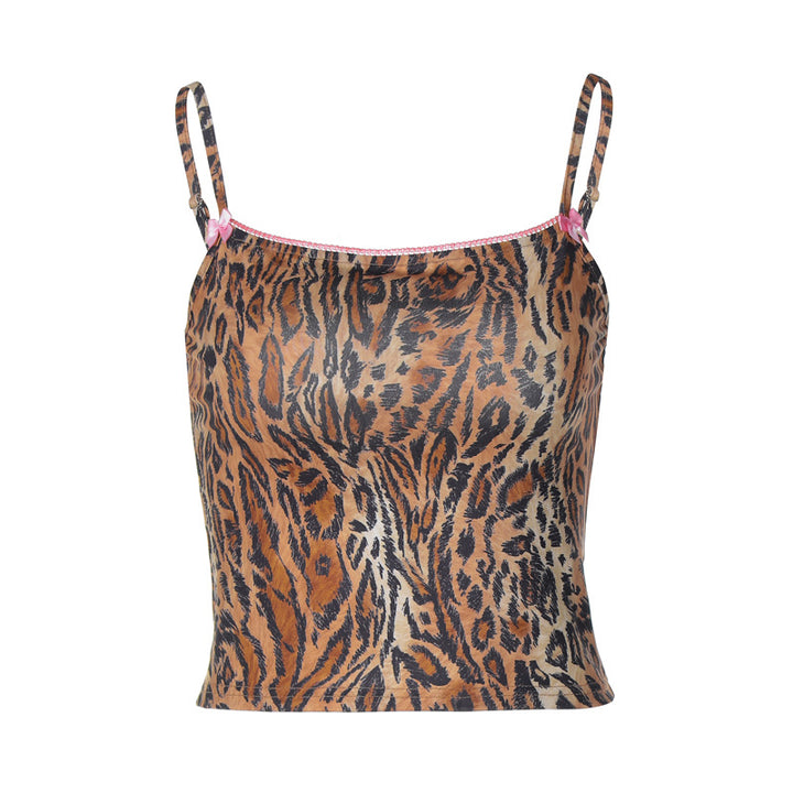 Dame overdel i trendy leopardmønster Stilla