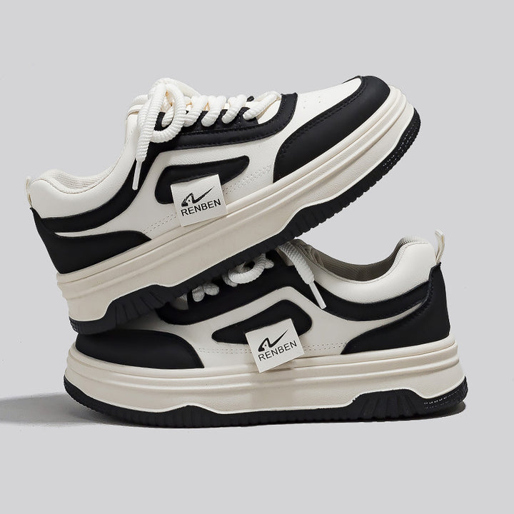 Dame sneakers i sporty og behageligt design med tykk sål og åndbare egenskaber Stilla