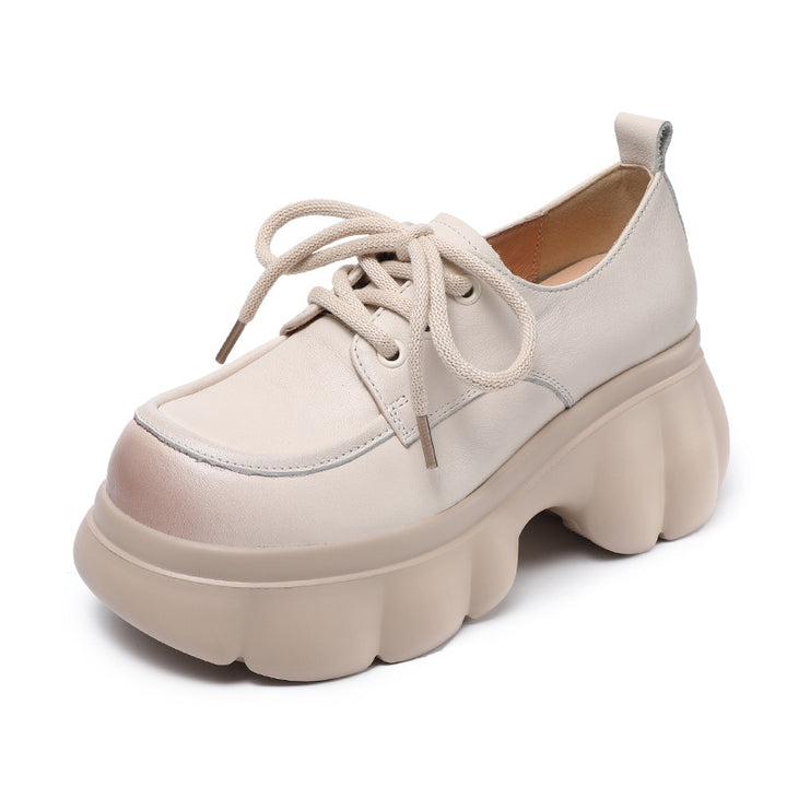 Dame Chunky-sål platform sneakers med snøredesign Stilla