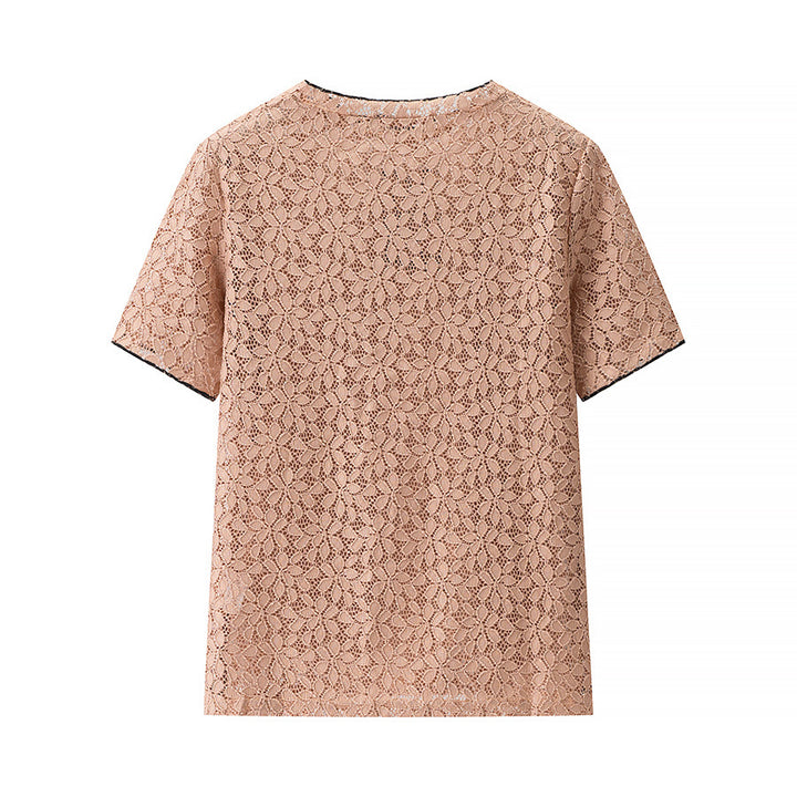 Dame spidstop med elegant rund halsudskæring og alsidigt design Stilla