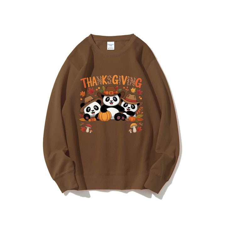 Kvinders sweatshirt med sjovt dyre design og efterårsmotív Stilla