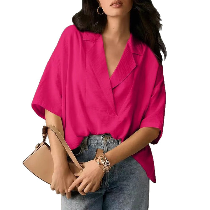 Dame Oversize Bluse T-shirt med afslappet pasform Stilla