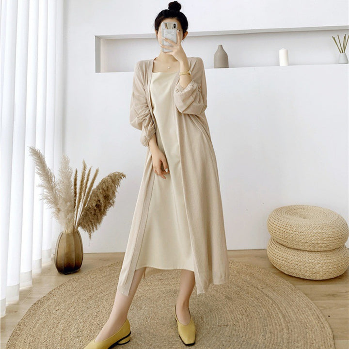 Femme Elegant Lang Duster Cardigan Stilla
