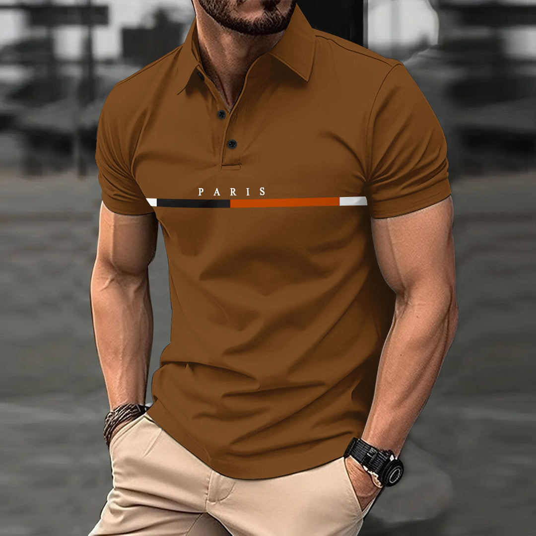 Herre Fritids Polo T-Shirt Stilla