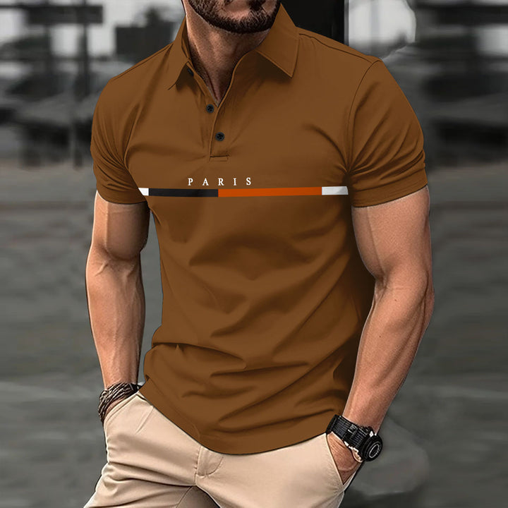 Herre Fritids Polo T-Shirt Stilla