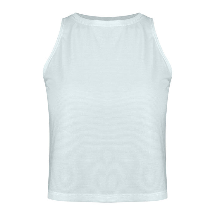 Damer Sporty Crop-Top med åndbart materiale og komfortabel pasform Stilla