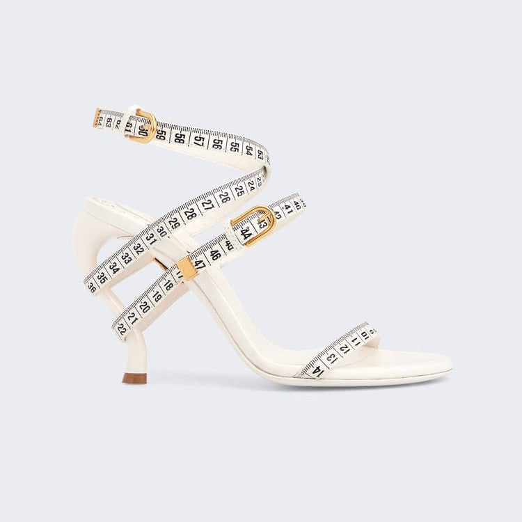 Femme Statement Stiletto-hæle med målebånd-detalje Stilla
