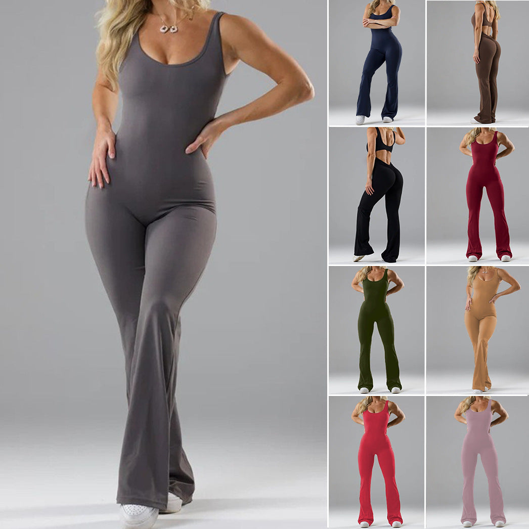 Dame Flared Tanksuit Overall Stilla