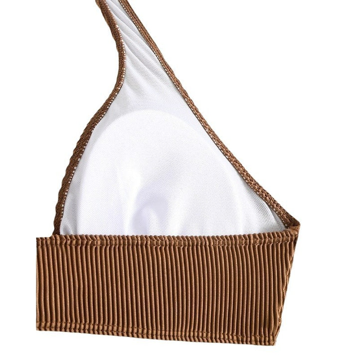 Dame bikini-sæt med raffineret knude-design og høj talje Stilla