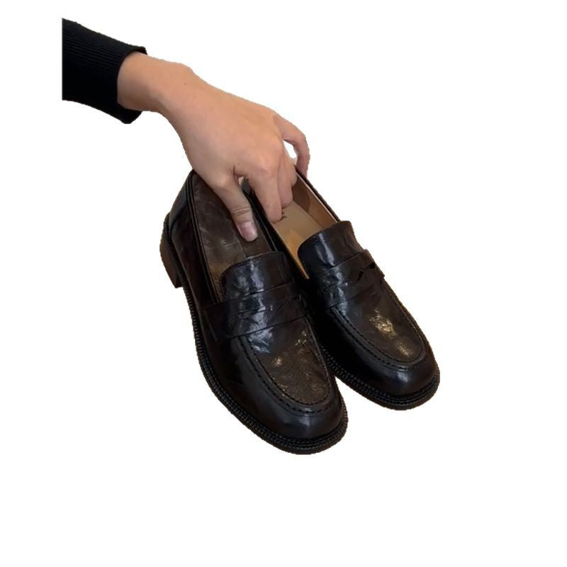 Dame klassiske læder slippers med tidløst stil Stilla